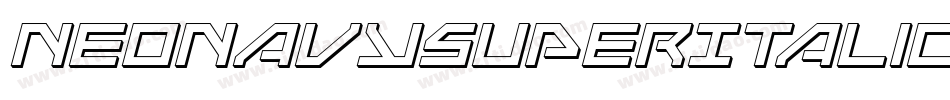 NeoNavySuperItalic-eAgx字体转换