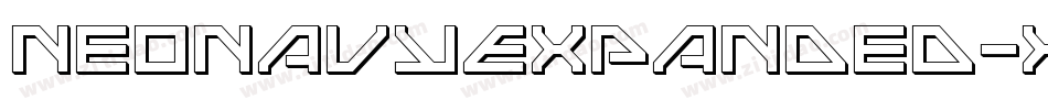 NeoNavyExpanded-XoYo字体转换
