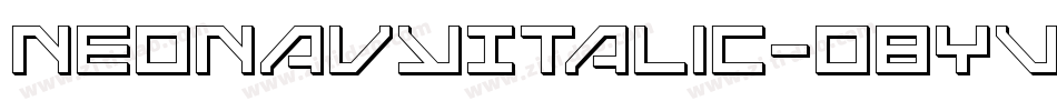 NeoNavyItalic-o8YV字体转换