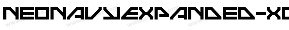 NeoNavyExpanded-XoYo字体转换