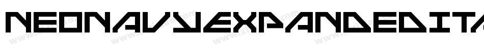 NeoNavyExpandedItalic-gV4Y字体转换