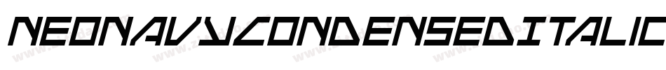 NeoNavyCondensedItalic-LMLg字体转换