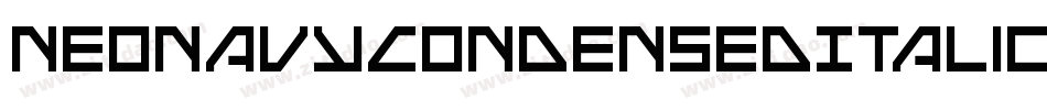 NeoNavyCondensedItalic-LMLg字体转换