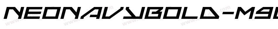 NeoNavyBold-m9Bx字体转换