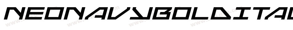 NeoNavyBoldItalic-dDX6字体转换