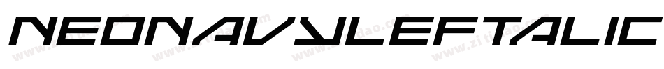 NeoNavyLeftalic-4059字体转换