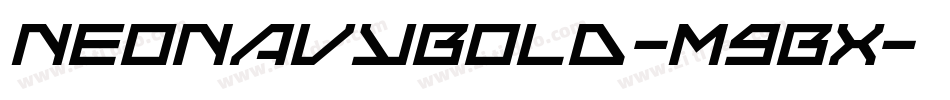 NeoNavyBold-m9Bx字体转换