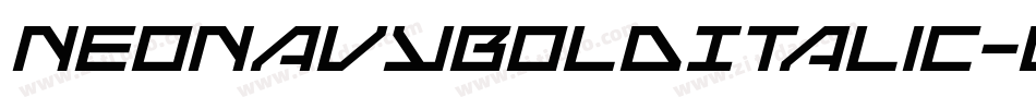 NeoNavyBoldItalic-dDX6字体转换