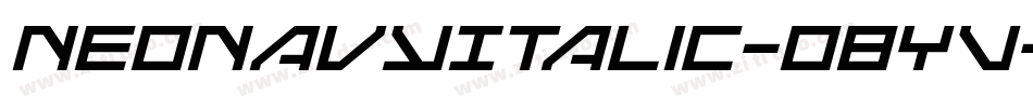 NeoNavyItalic-o8YV字体转换