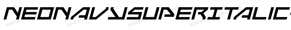 NeoNavySuperItalic-eAgx字体转换