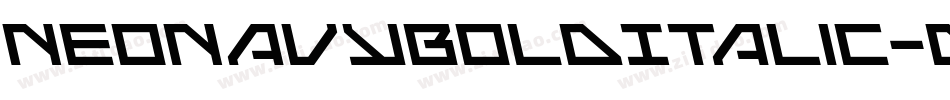 NeoNavyBoldItalic-dDX6字体转换