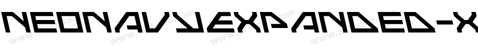 NeoNavyExpanded-XoYo字体转换