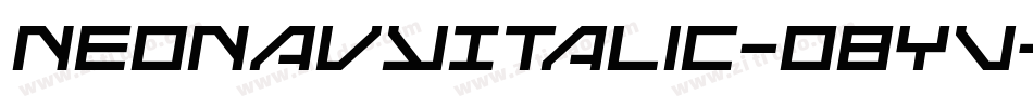 NeoNavyItalic-o8YV字体转换