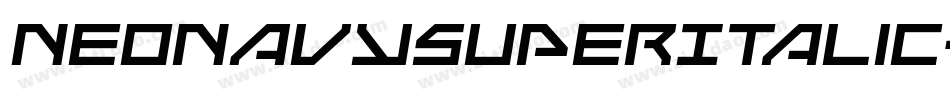 NeoNavySuperItalic-eAgx字体转换