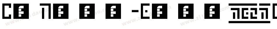 CgNeon-ExtraCondensed字体转换
