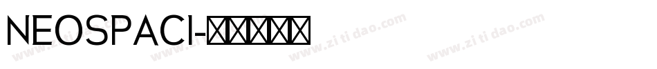 NEOSPACI字体转换