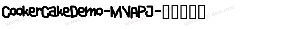 CookerCakeDemo-MVAPJ字体转换