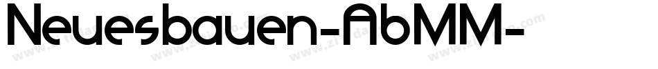 Neuesbauen-A6MM字体转换