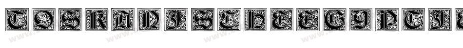 ToskanischeEgyptienneInitialen字体转换
