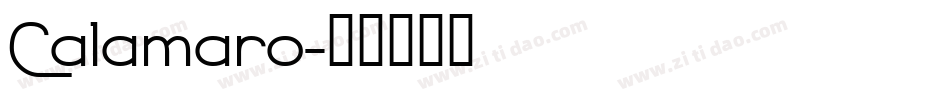 Calamaro字体转换