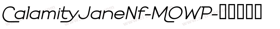CalamityJaneNf-MOWP字体转换