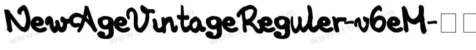 NewAgeVintageReguler-v6eM字体转换