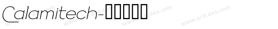 Calamitech字体转换