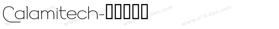 Calamitech字体转换