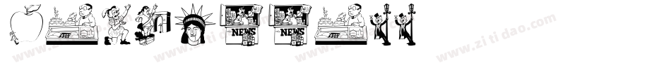 NewGarrett字体转换