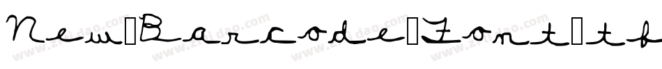 New_Barcode_Font_tfb手机版字体转换