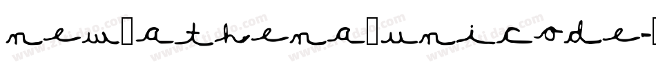new_athena_unicode字体转换
