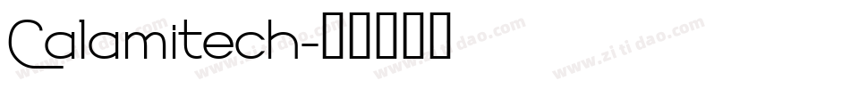 Calamitech字体转换