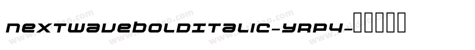 NextwaveBoldItalic-YRp4字体转换