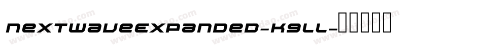 NextwaveExpanded-K9Ll字体转换