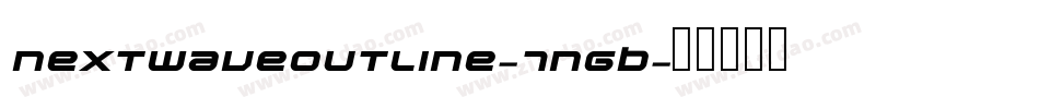 NextwaveOutline-7ngB字体转换