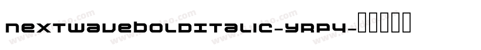 NextwaveBoldItalic-YRp4字体转换