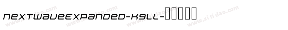 NextwaveExpanded-K9Ll字体转换