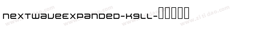 NextwaveExpanded-K9Ll字体转换