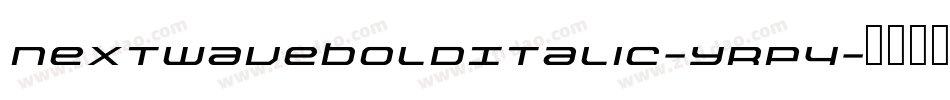 NextwaveBoldItalic-YRp4字体转换