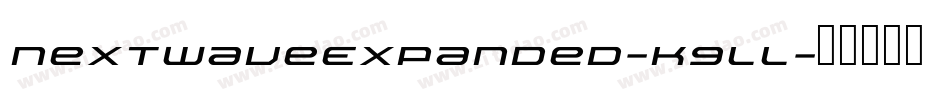 NextwaveExpanded-K9Ll字体转换