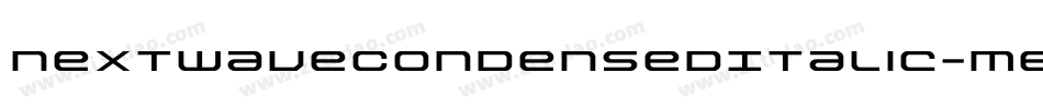 NextwaveCondensedItalic-Megn字体转换