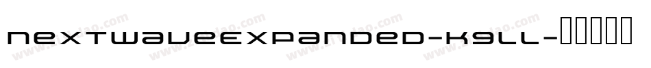 NextwaveExpanded-K9Ll字体转换