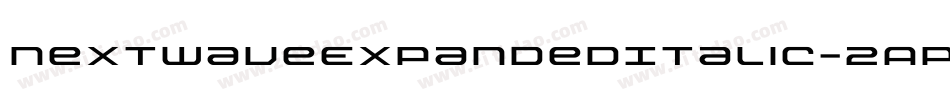 NextwaveExpandedItalic-2Ape字体转换