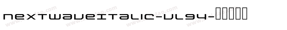 NextwaveItalic-vl94字体转换
