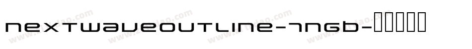 NextwaveOutline-7ngB字体转换