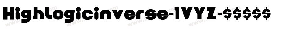 HighLogicInverse-1VYZ字体转换