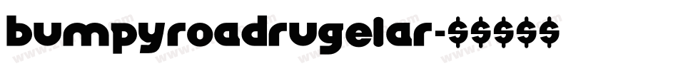 bumpyroadrugelar字体转换