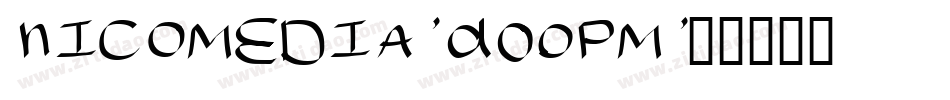 Nicomedia-DO0pm字体转换