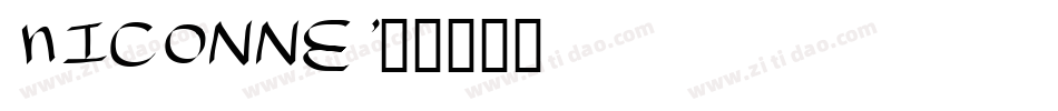 Niconne字体转换