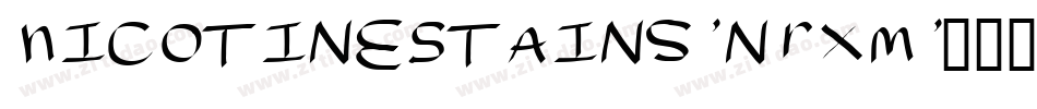 NicotineStains-nRXM字体转换